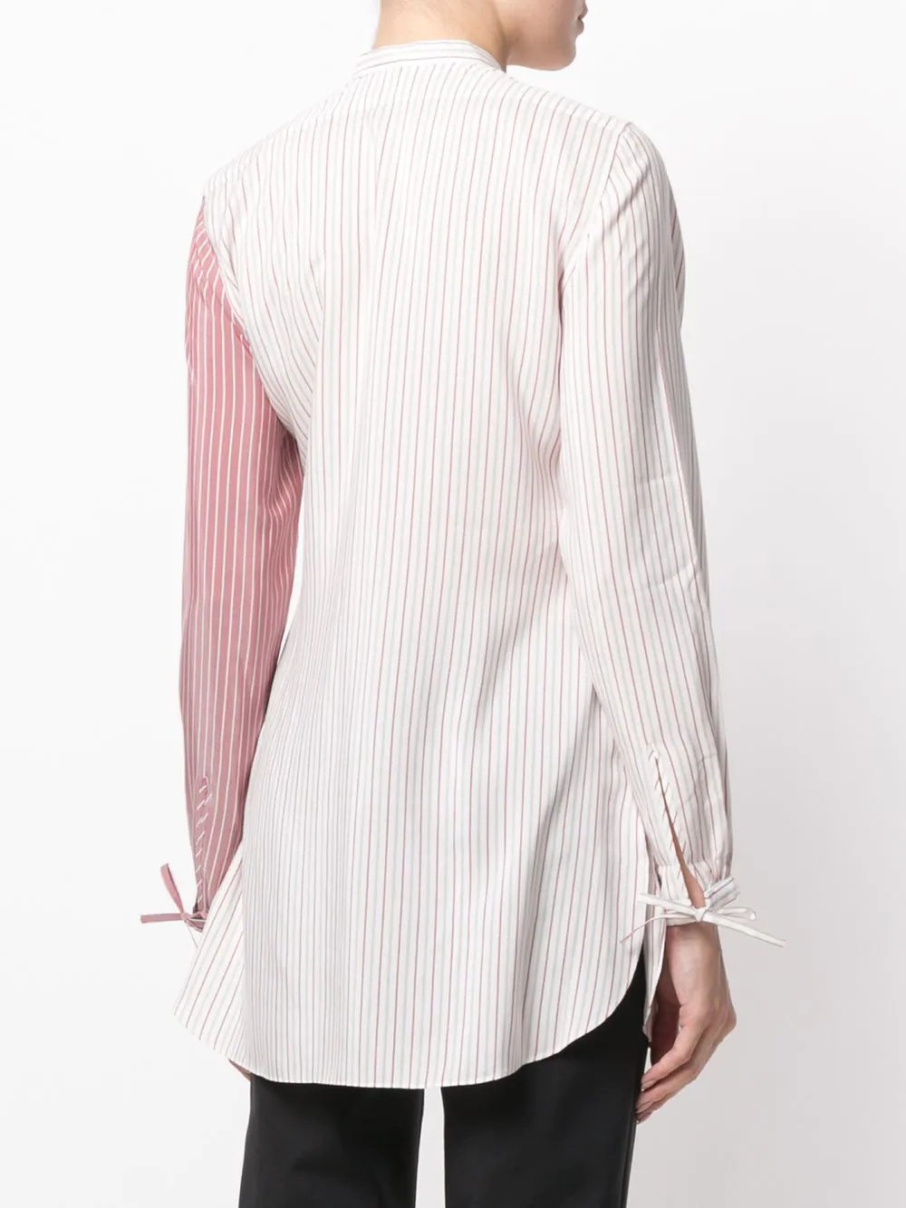 contrast sleeve shirt - 4