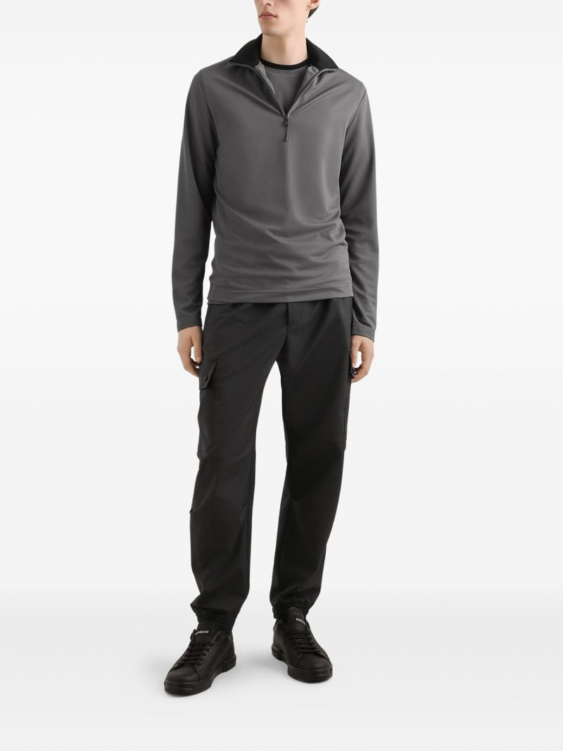 Dolce & Gabbana half-zip neck sweatshirt outlook