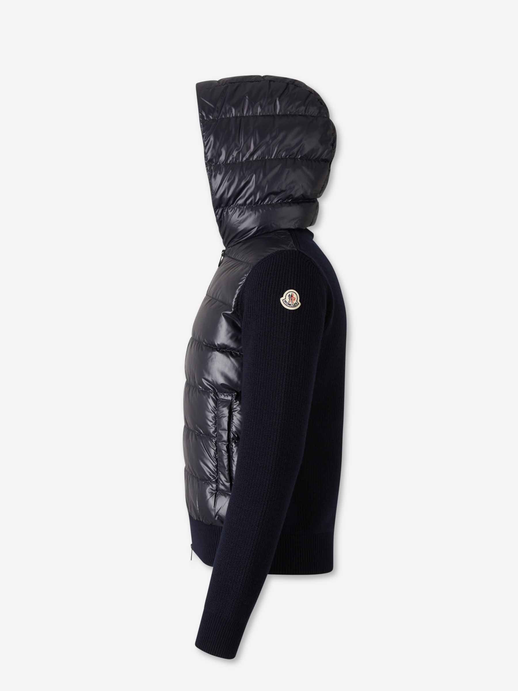 PADDED ZIPPER CARDIGAN - 2