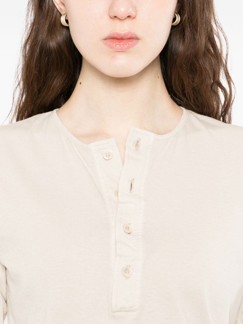 Henley-neck T-shirt 5