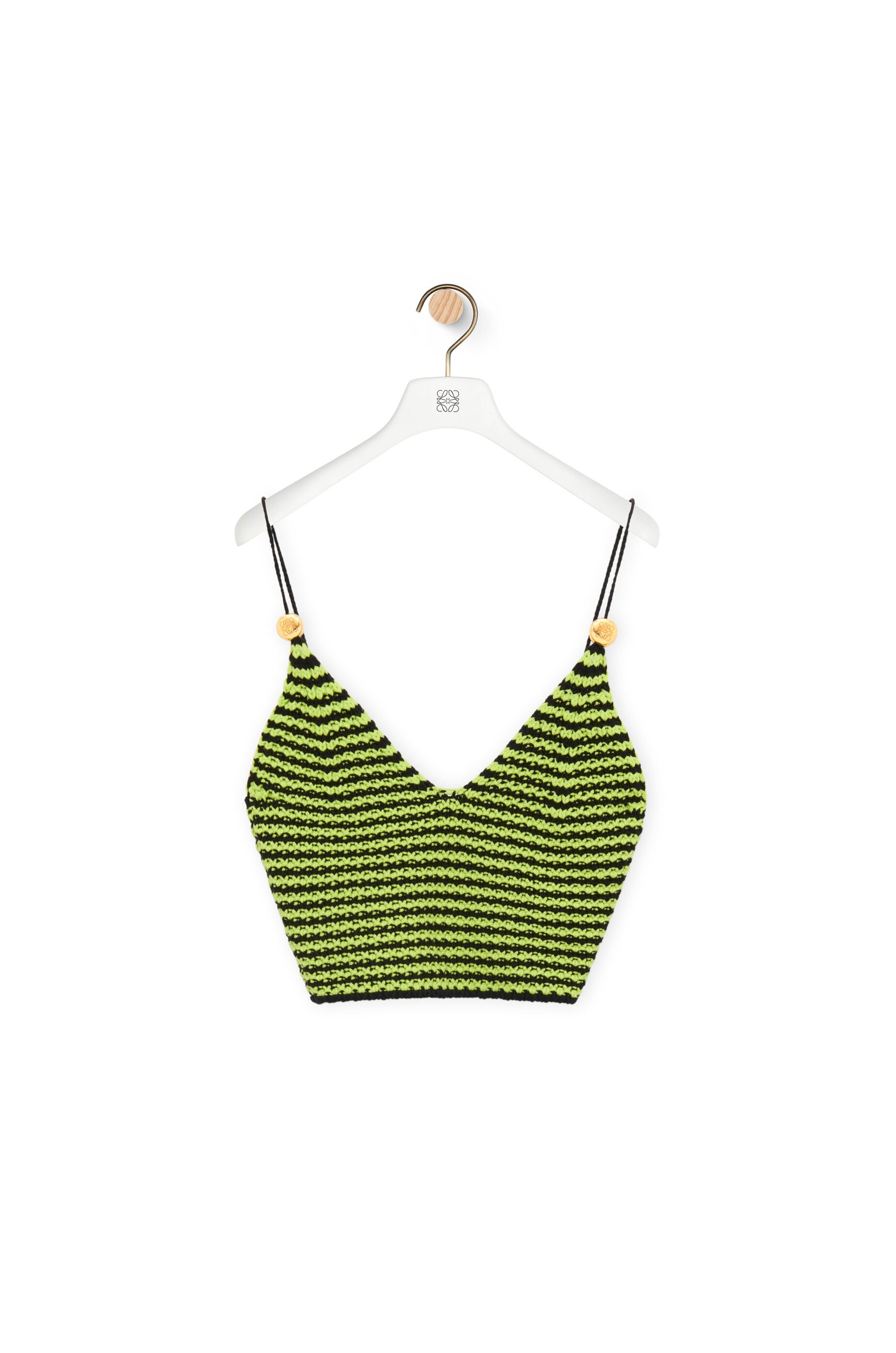 Strappy top in cotton blend - 1