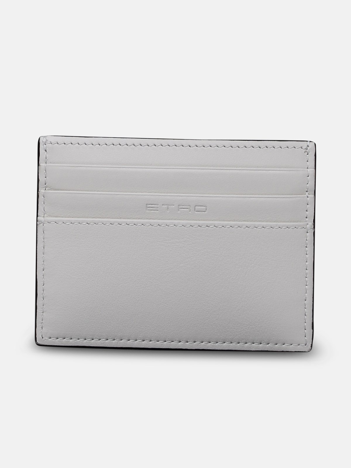 IVORY LEATHER CARDHOLDER - 3