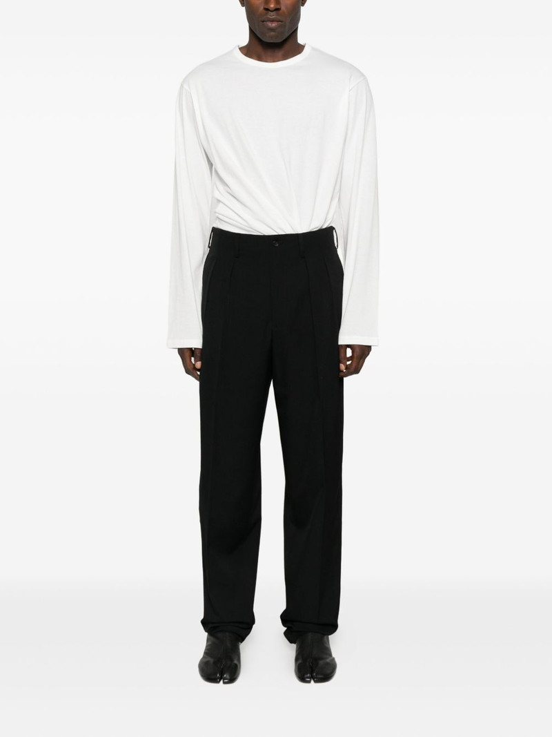 Yohji Yamamoto pleated trousers outlook