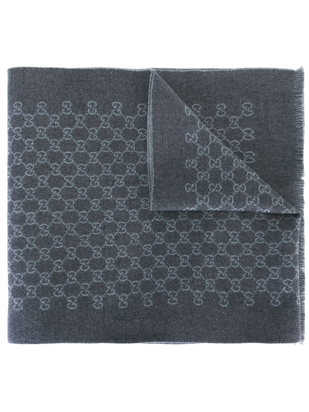 GG jacquard scarf - 1