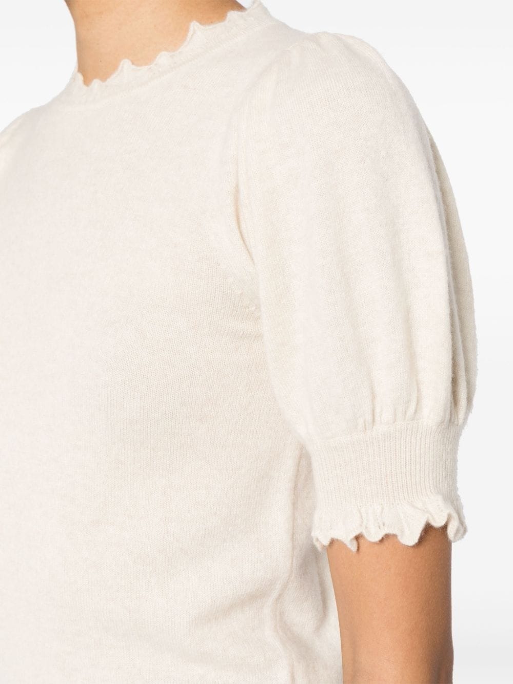 Lotta ruffled cashmere top - 5