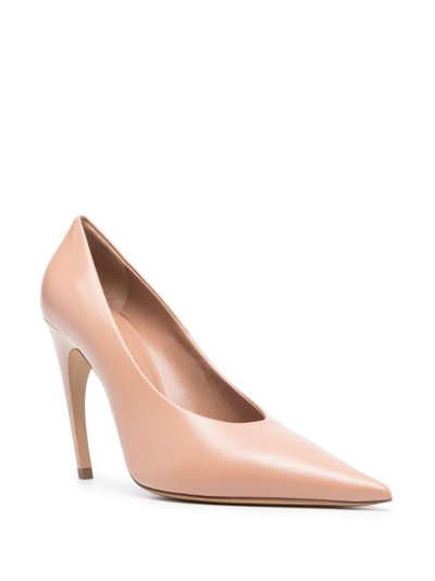 NENSI DOJAKA 115mm sculted-heel leather pumps outlook