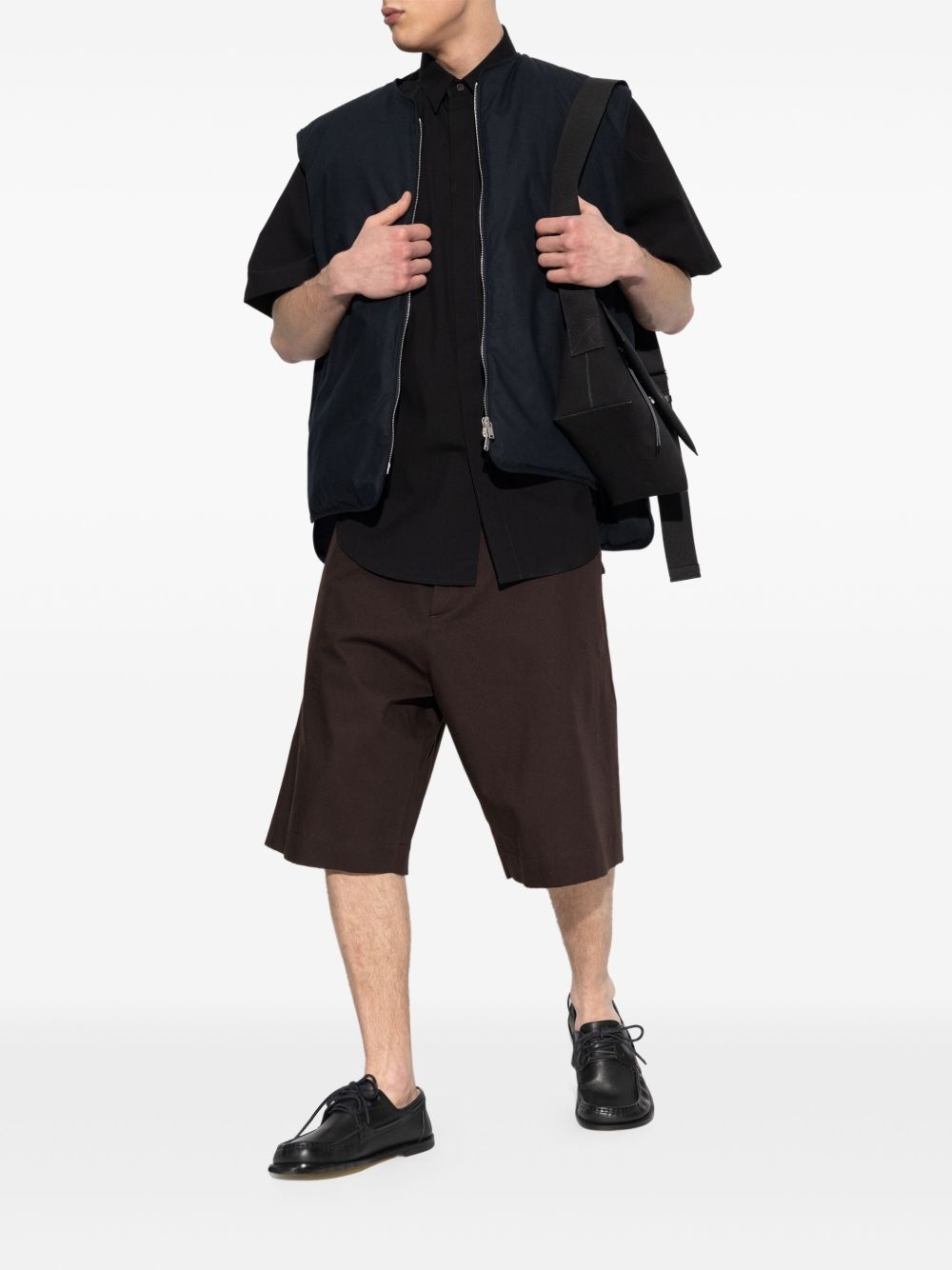 zip-up gilet - 2