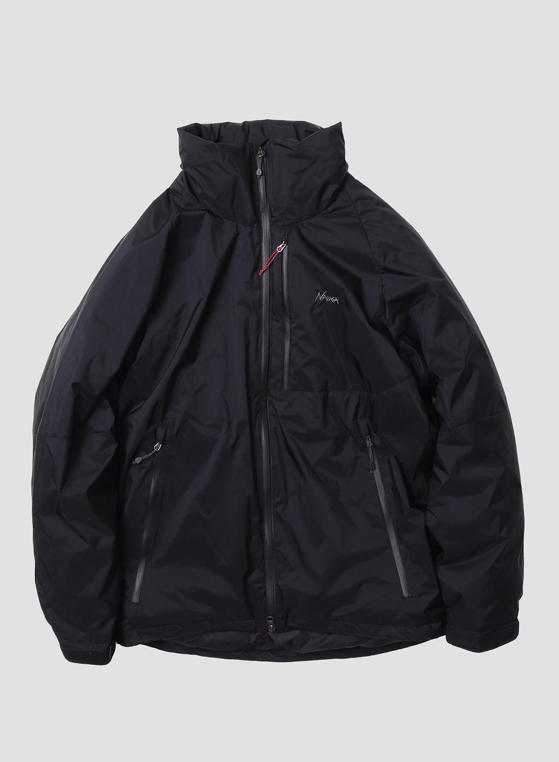 Nanga Aurora Stand Collar Down Jacket in Black - 1