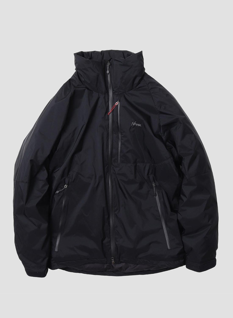 Nanga Aurora Stand Collar Down Jacket in Black 1