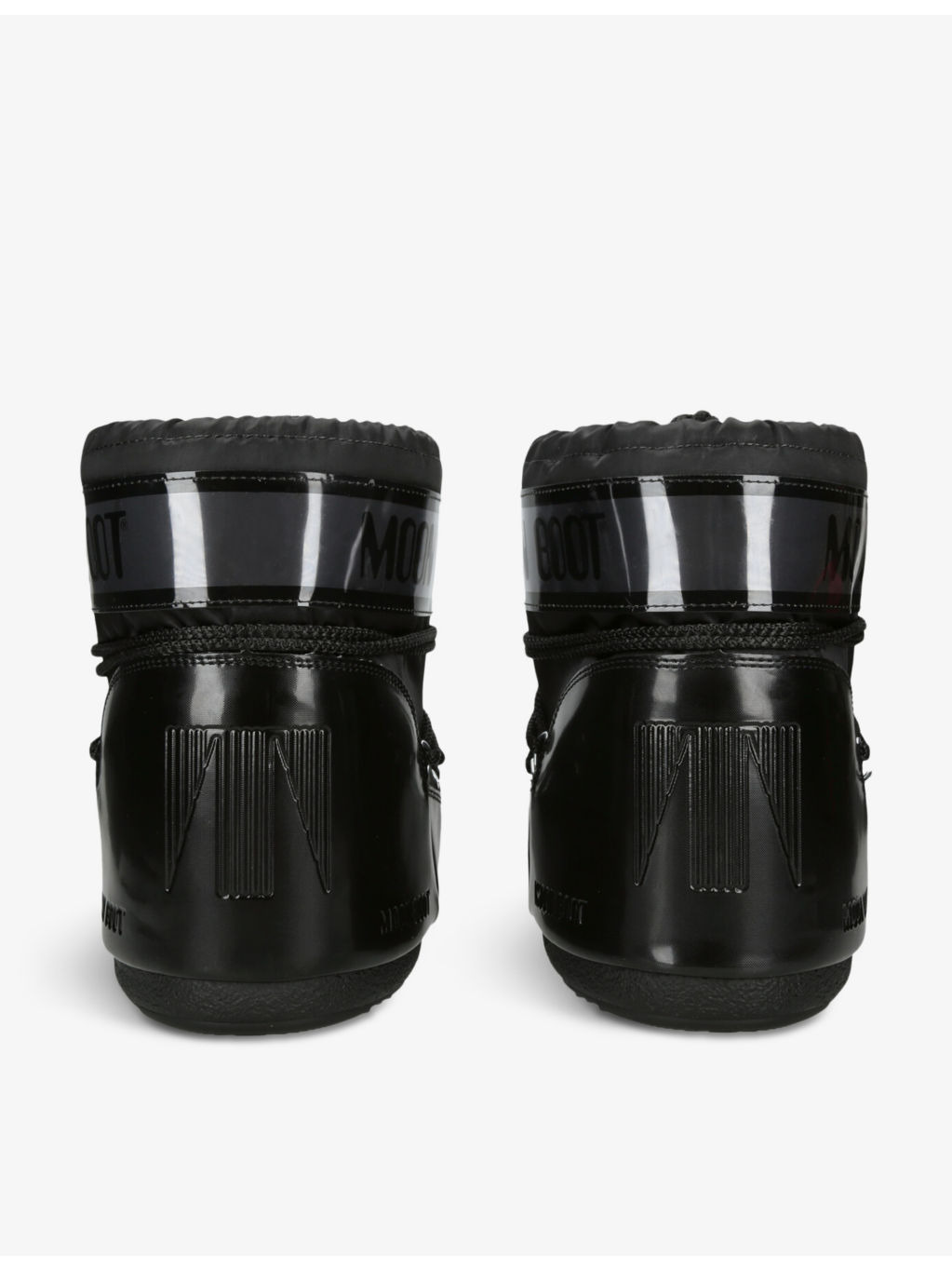 Icon brand-print woven snow boots - 4