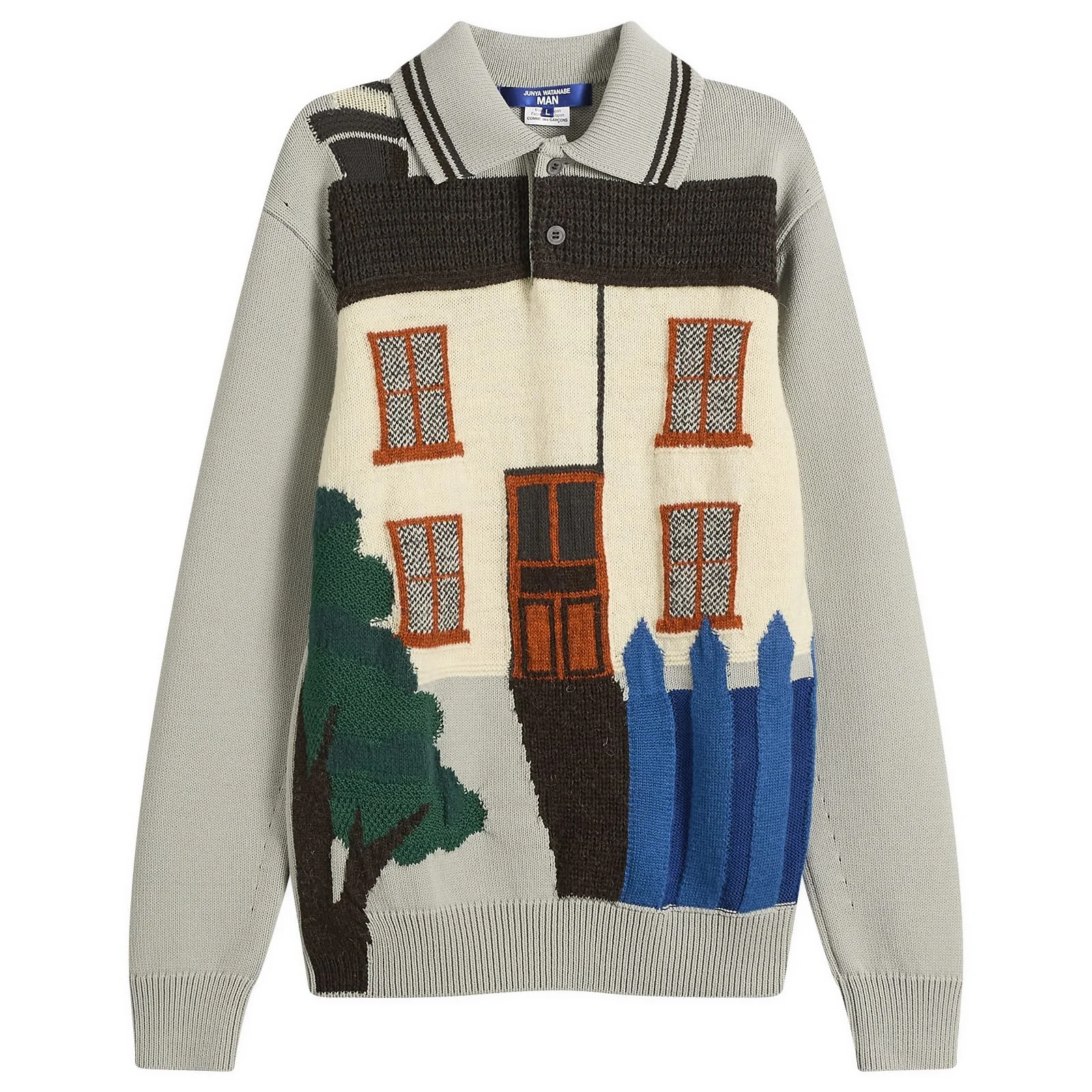 Junya Watanabe MAN Intarsia Jacquard Jumper - 1