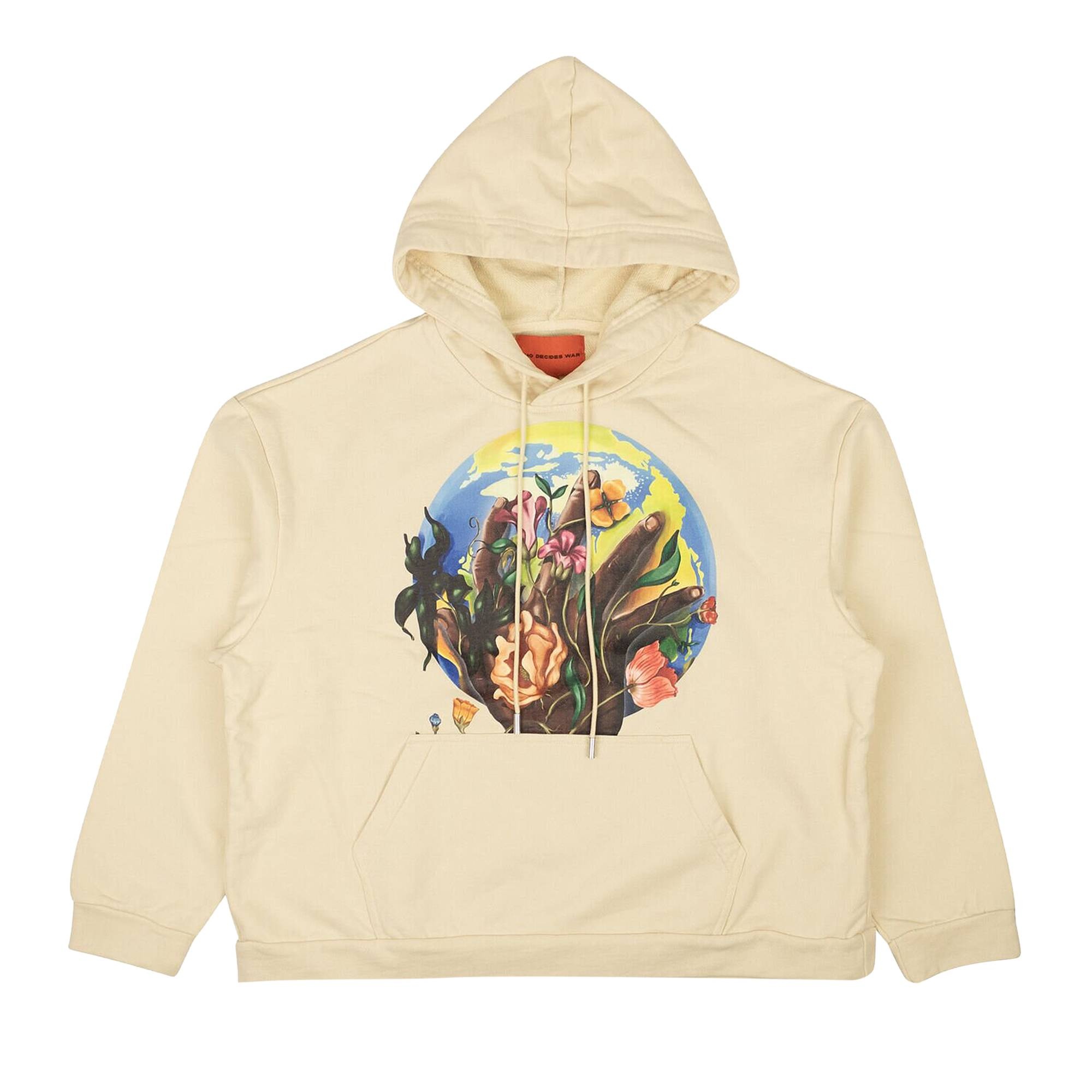 Who Decides War Roots Of Peace Hooded Pullover 'Tan' - 1