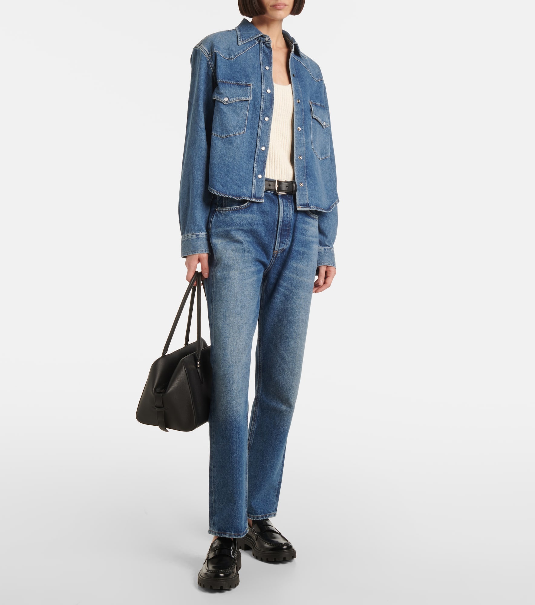 Blaine high-rise straight jeans - 2