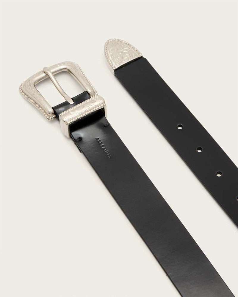 CHUCK LEATHER WESTERN BELT 4