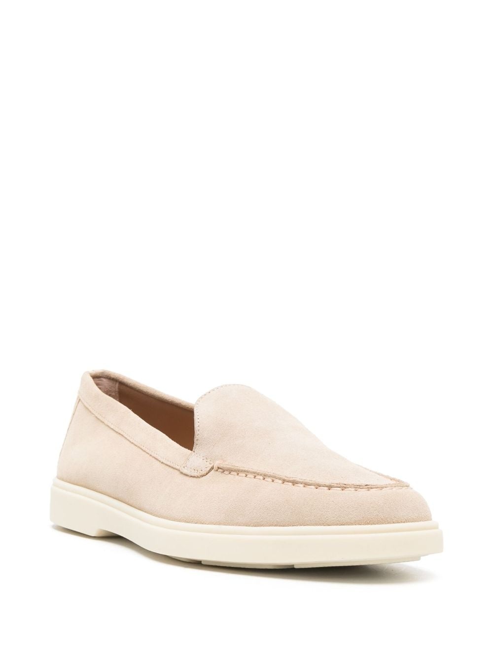 suede round-toe loafers - 2