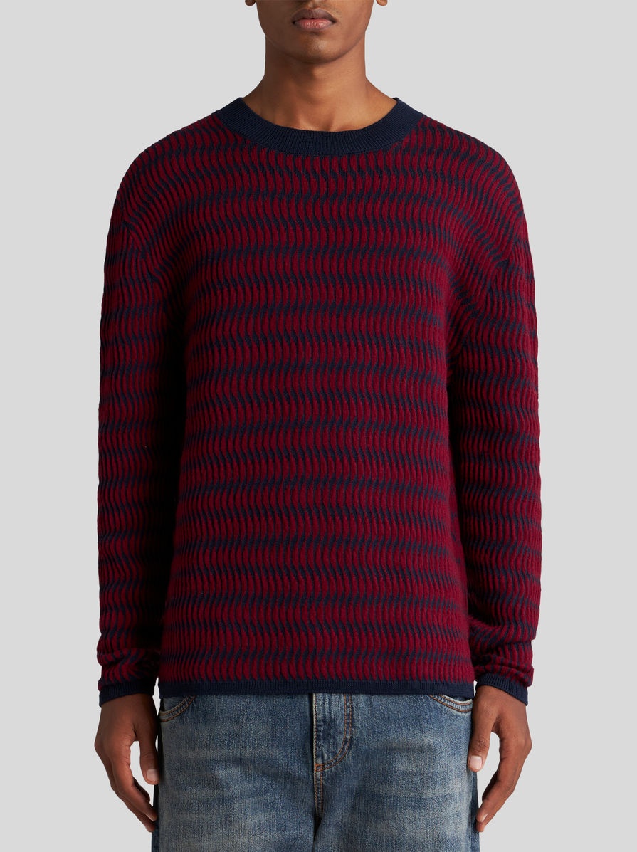 WOOL JACQUARD SWEATER - 2