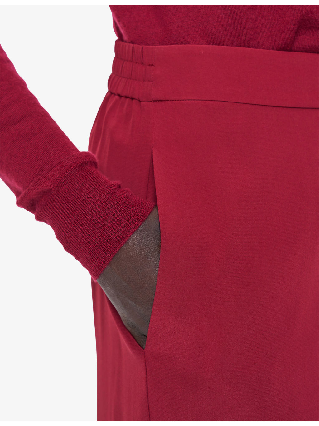 Sahel Crepe de Chine Silk Trousers - 4
