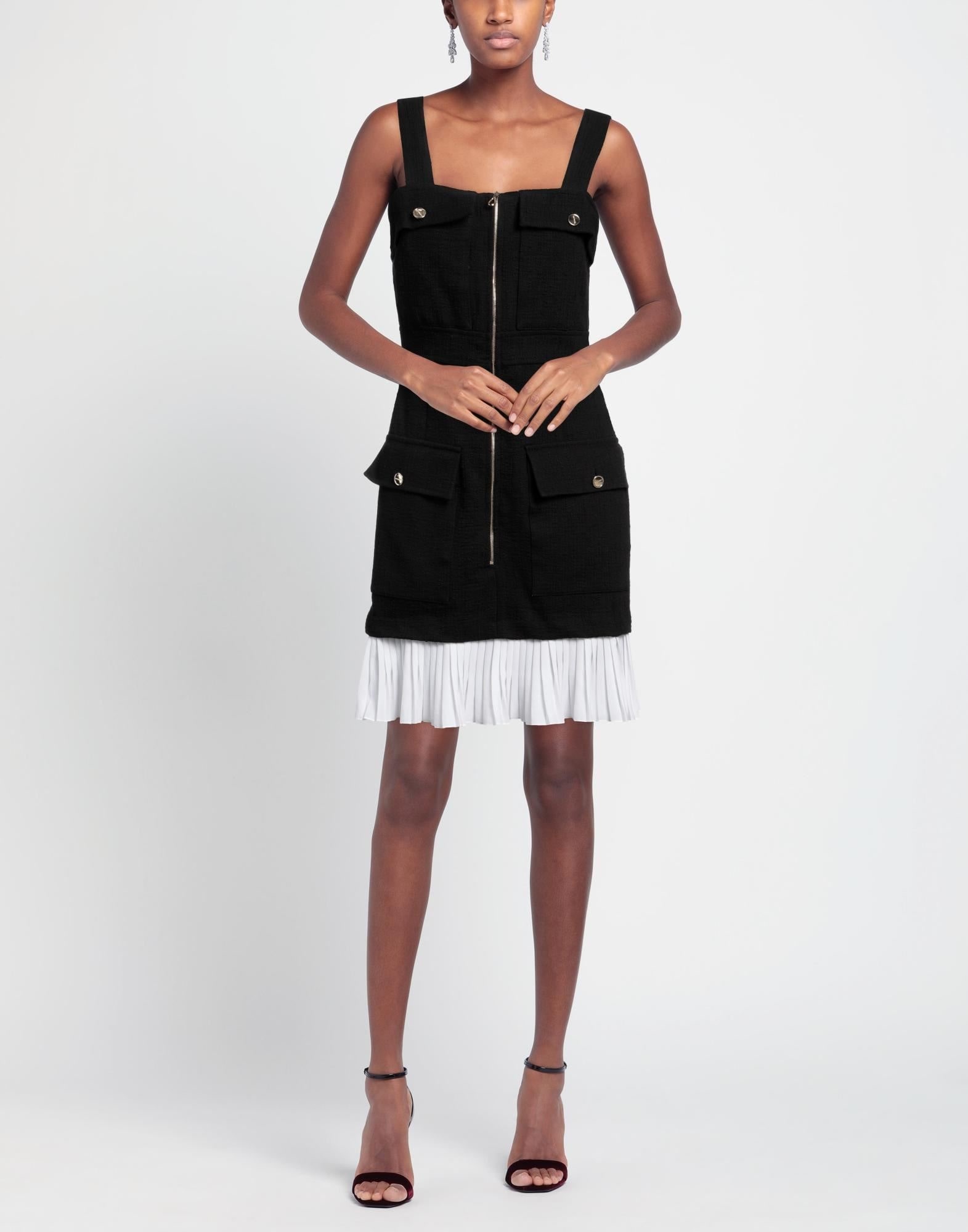 Black Women's Pleated Dress - 3