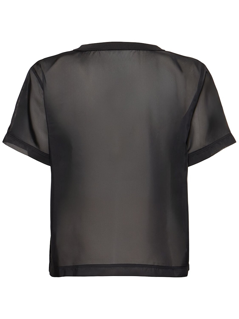 Sheer 3-stripe t-shirt - 4