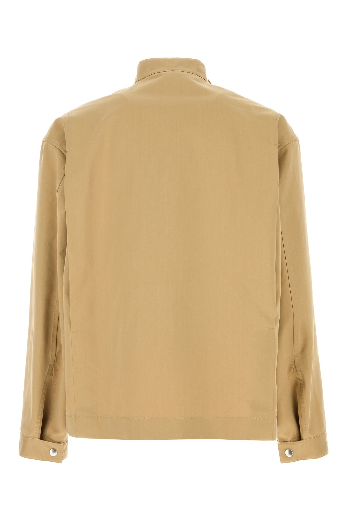 Beige cotton blend jacket - 2