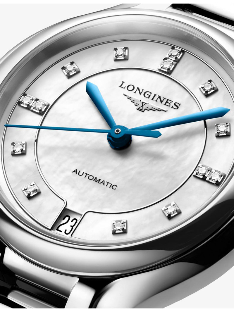 Longines PrimaLuna Stainless-Steel And 0.060ct Diamond Automatic Watch 34mm outlook