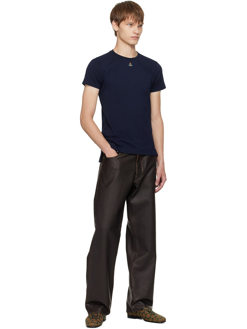 Vivienne Westwood Navy Orb Peru T-shirt outlook