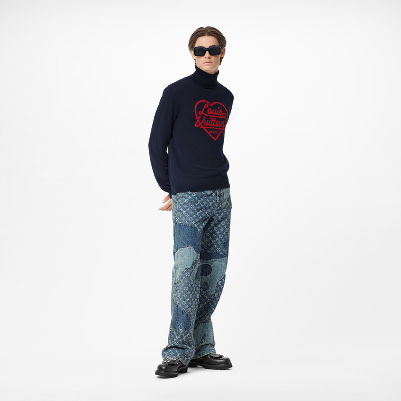 Louis Vuitton Intarsia Heart Turtle Neck outlook