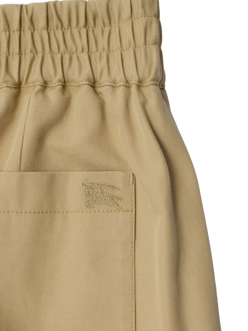 Burberry gabardine-weave shorts outlook
