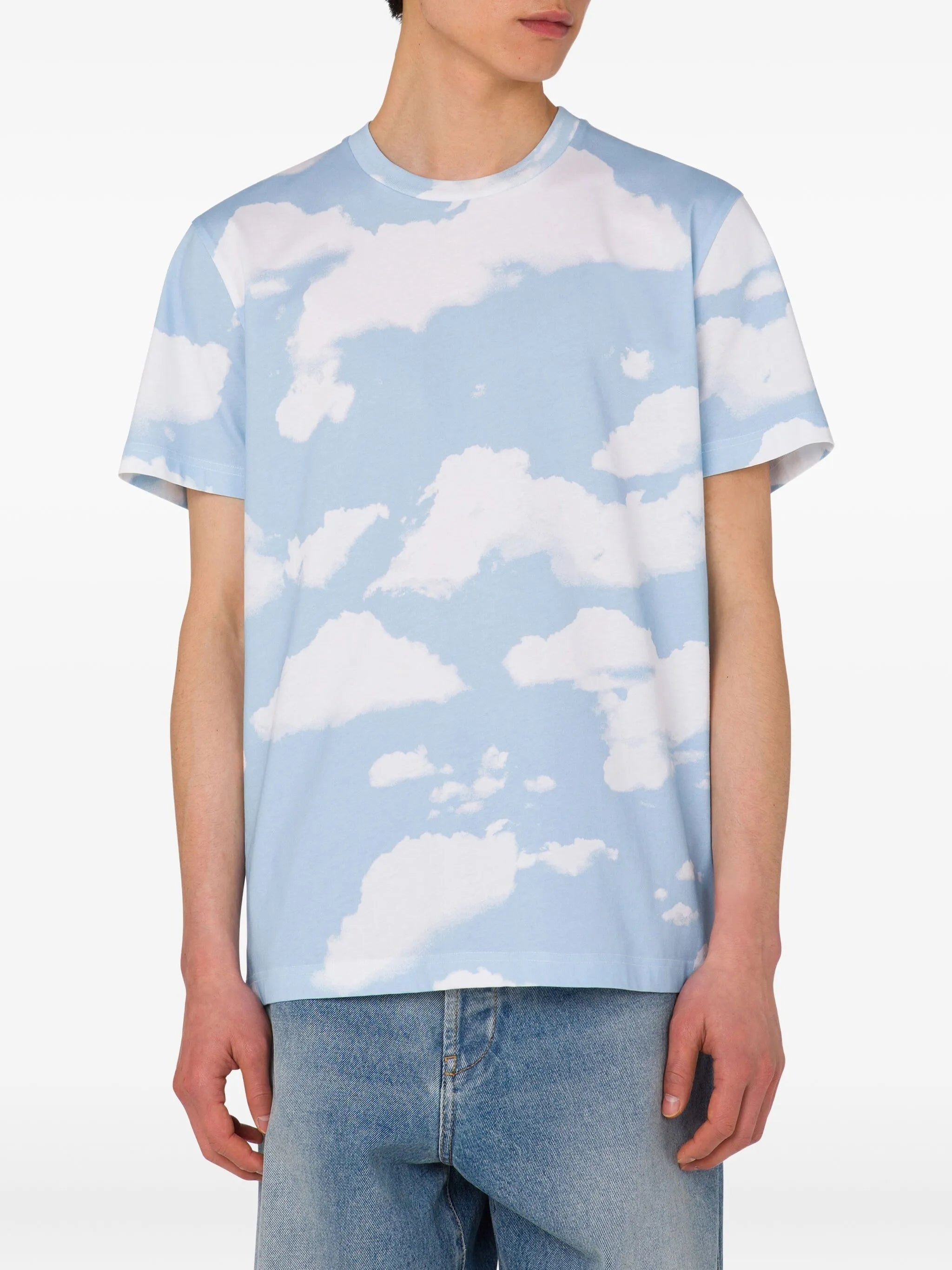 Moschino Cloud-print T-shirt - 2