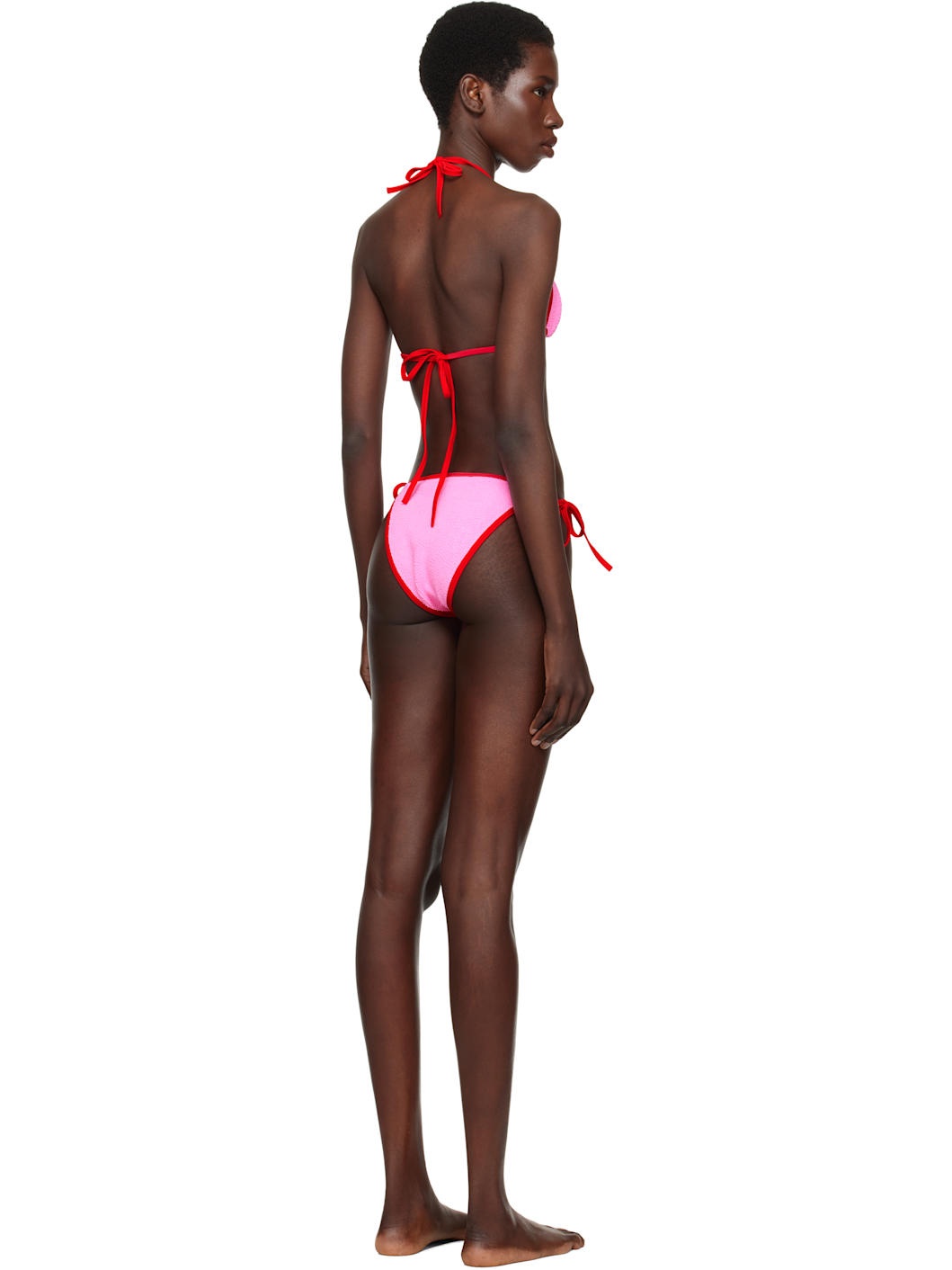 Pink & Red Gina Contrast Bikini - 3