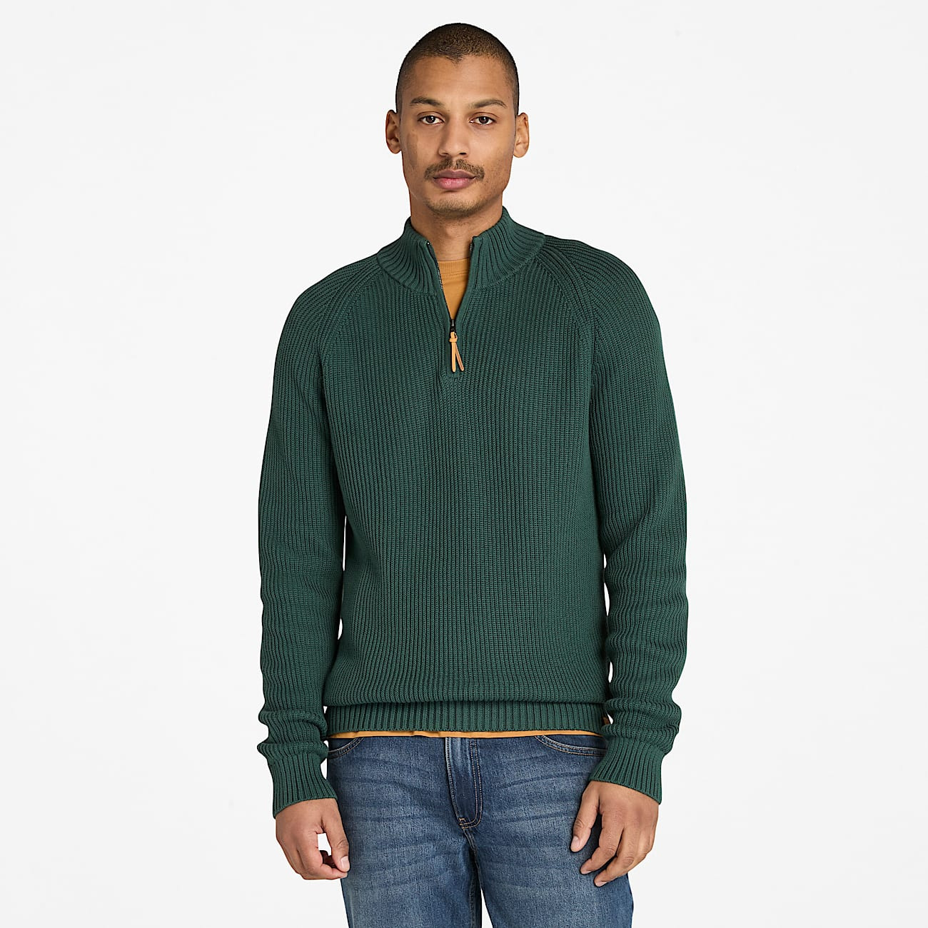 Men's Williams River Textured Quarter-Zip Sweater - 2