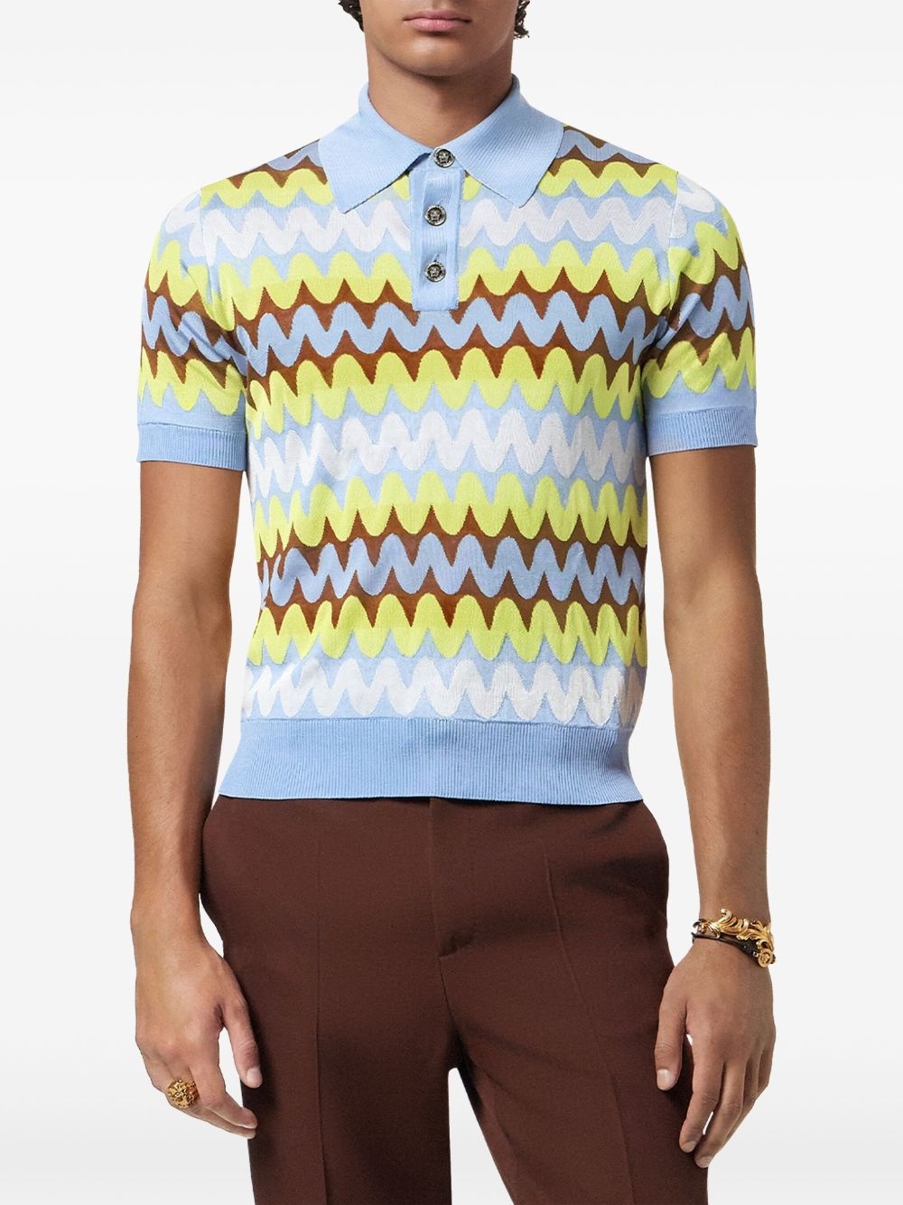 Wave polo shirt - 3