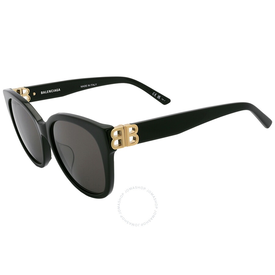 Balenciaga Grey Cat Eye Ladies Sunglasses BB0103SA 001 57 - 3
