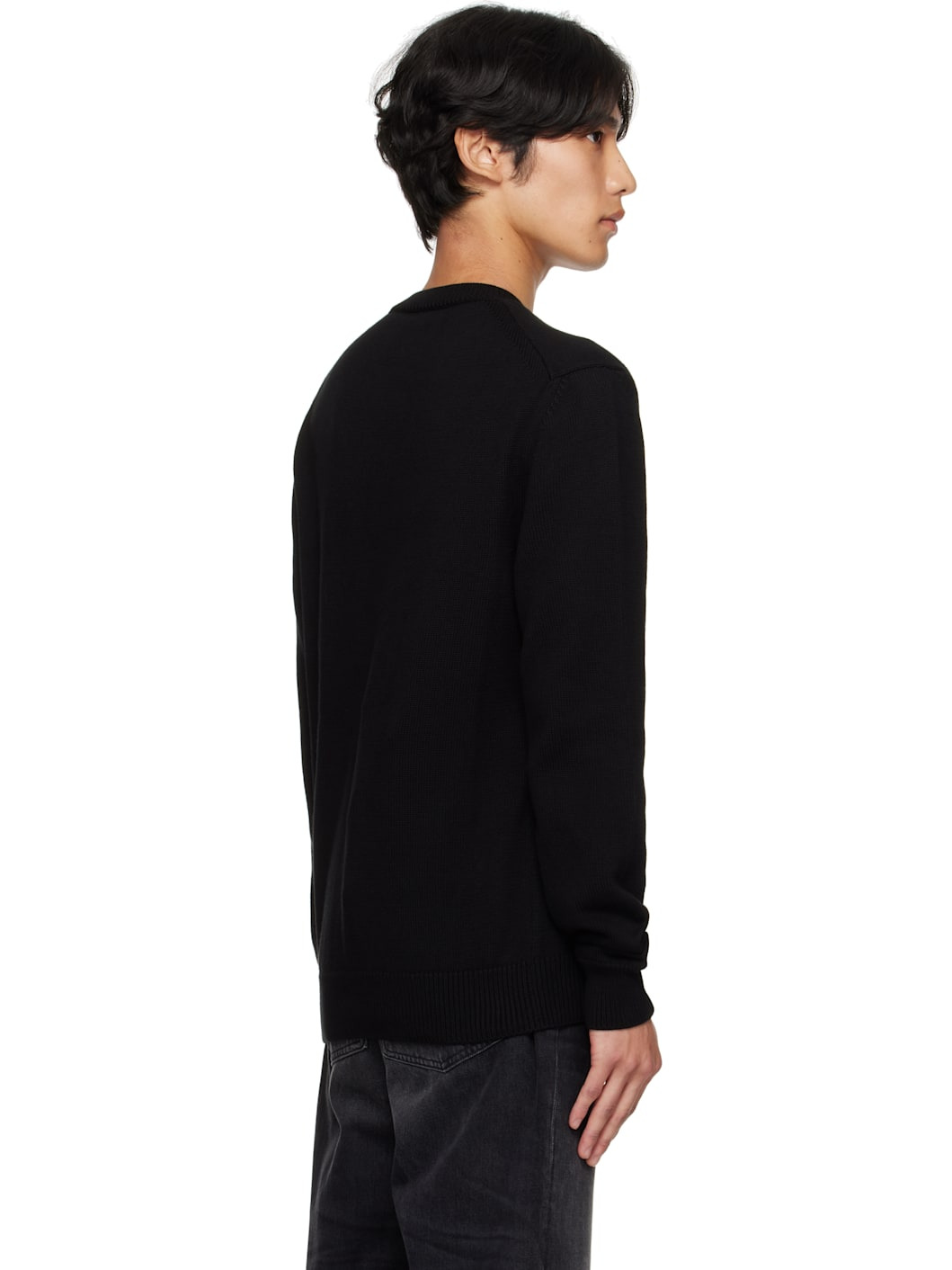 Black 'AMIRI Arts District' Crew Sweater - 3