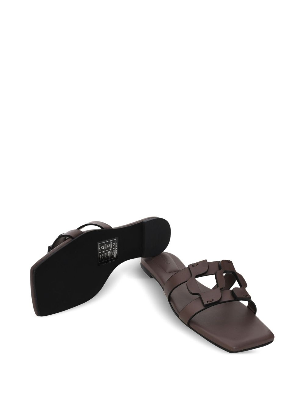leather slides - 5