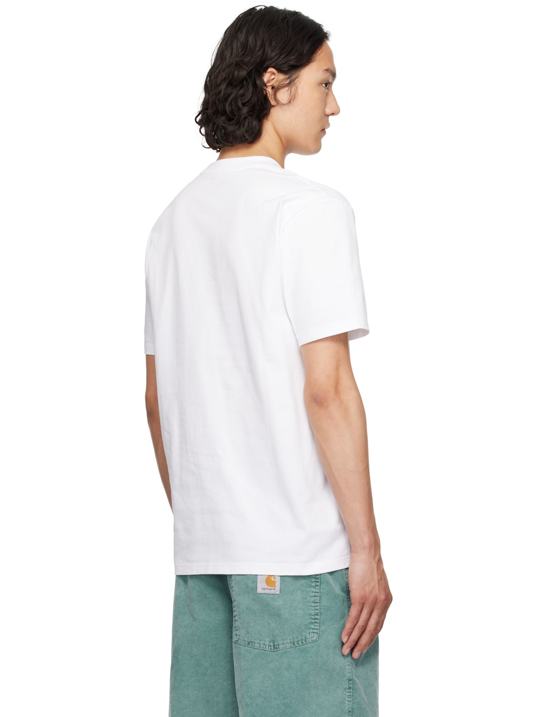 White Midweight University T-shirt - 3
