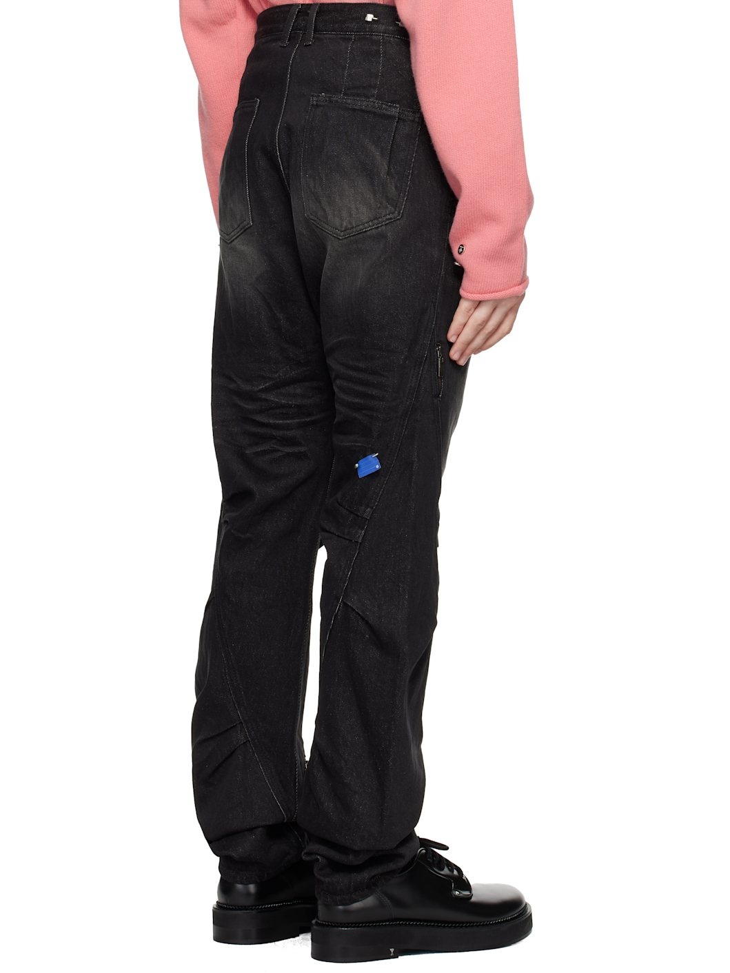 Black Faded Jeans - 3