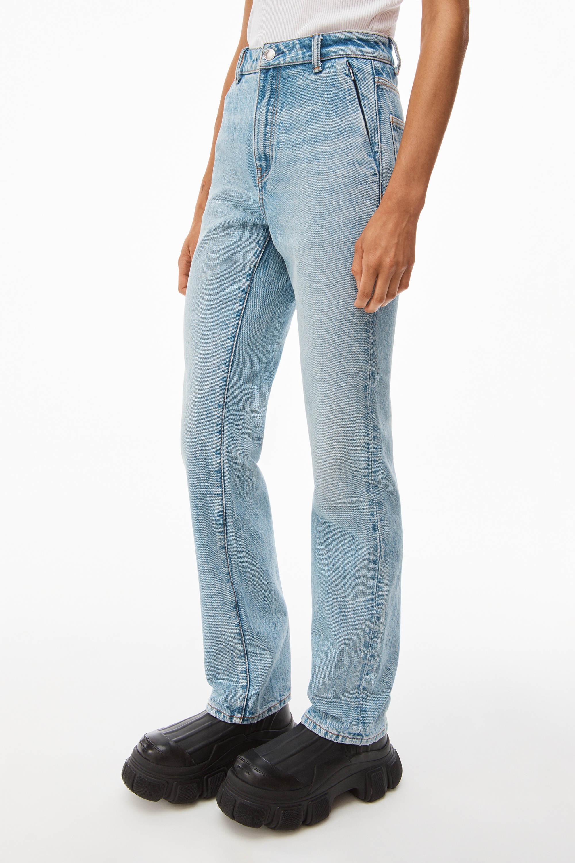 FLY HIGH-RISE SLIMSTACKED JEAN IN DENIM - 3