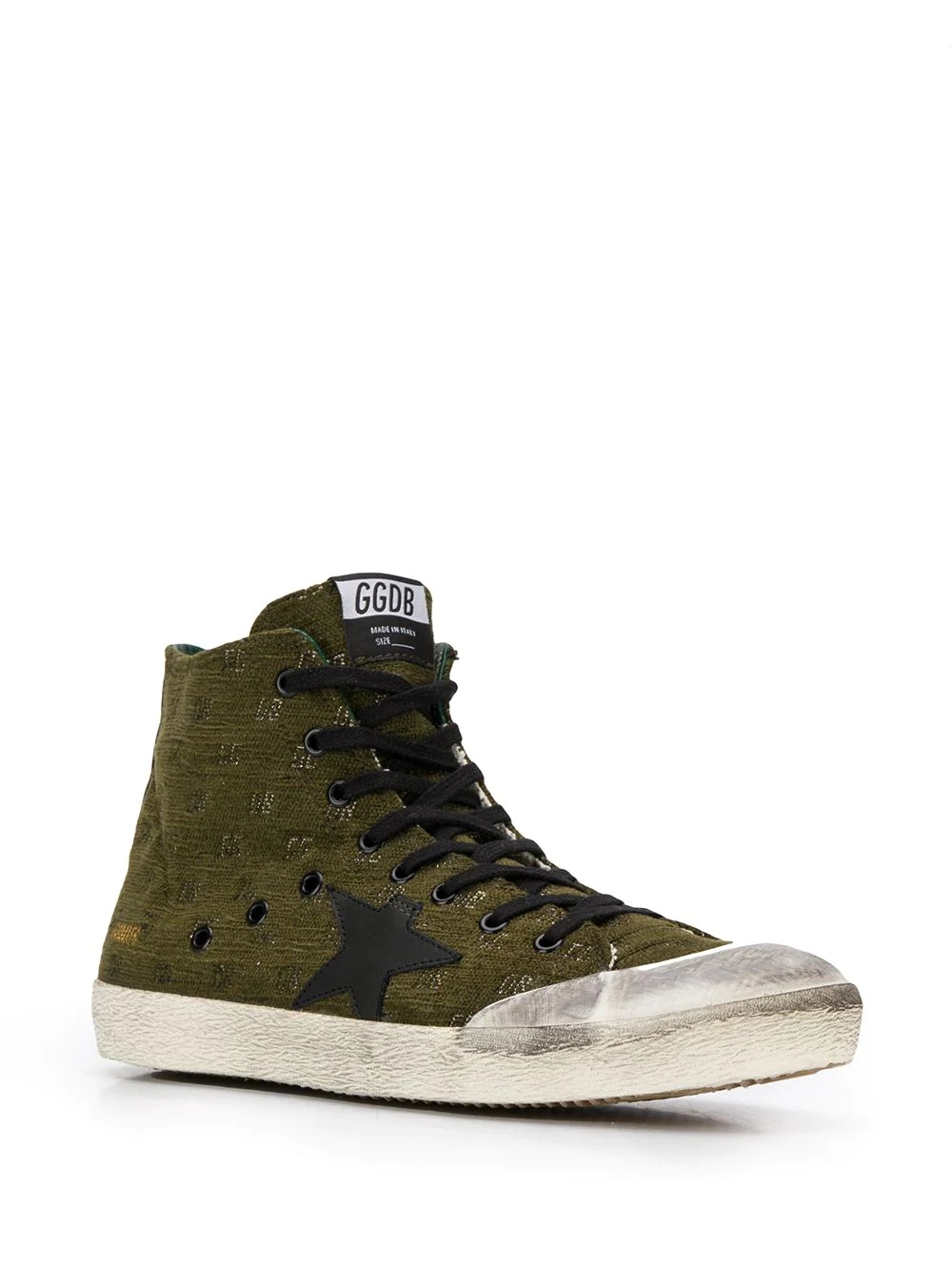 Francy logo-devoré high-top trainers - 2