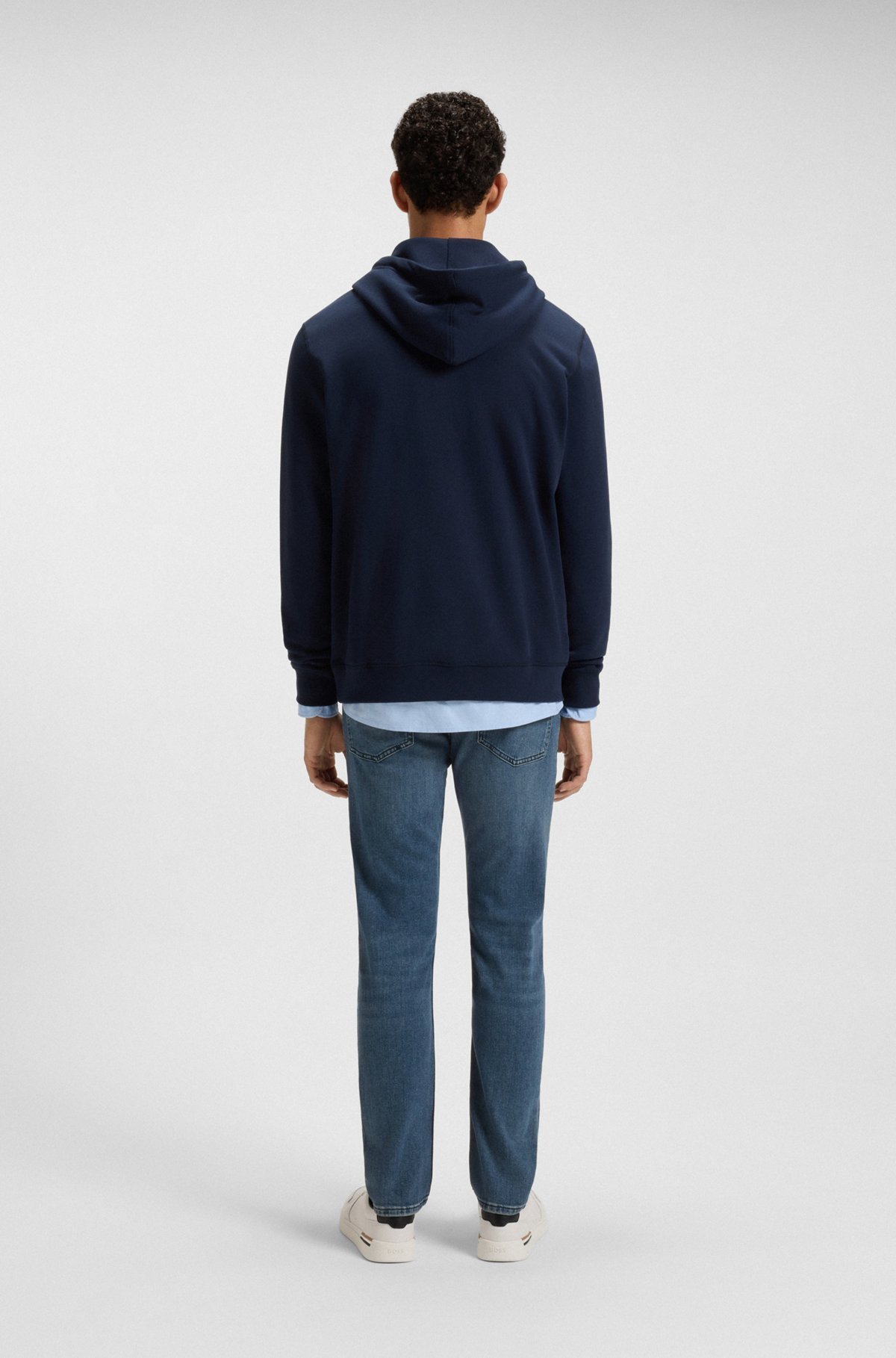 DELAWARE SLIM-FIT JEANS IN BLUE COMFORT-STRETCH DENIM - 4