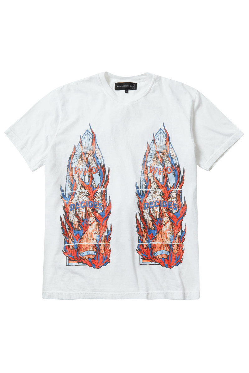 NYC Flame Glass T Shirt 1