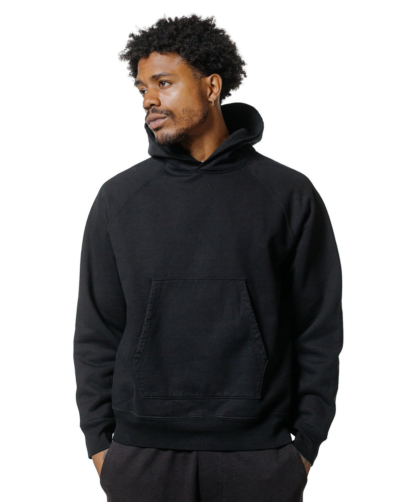 LADY WHITE CO. Super Weighted Hoodie Black outlook