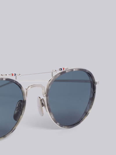 Thom Browne TB815 - Grey Tortoise Pantos Sunglasses outlook