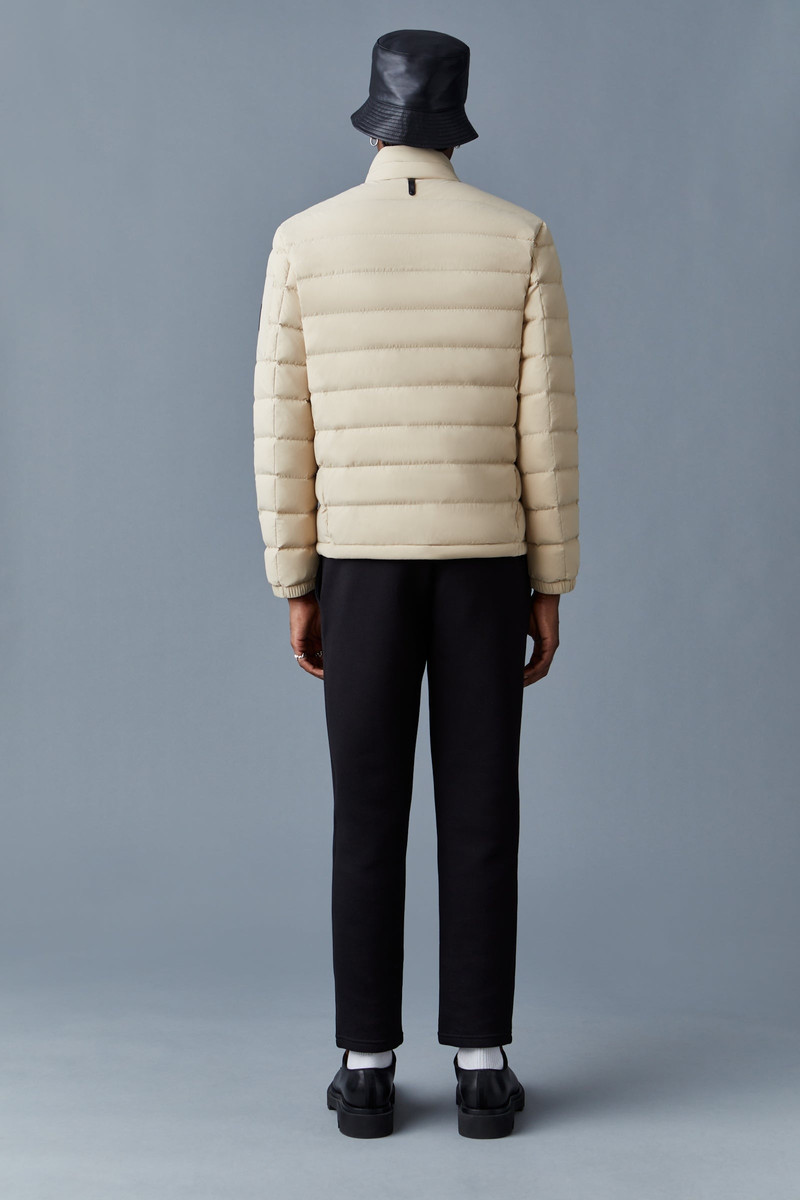 PIERS Stretch light down jacket with stand collar 4