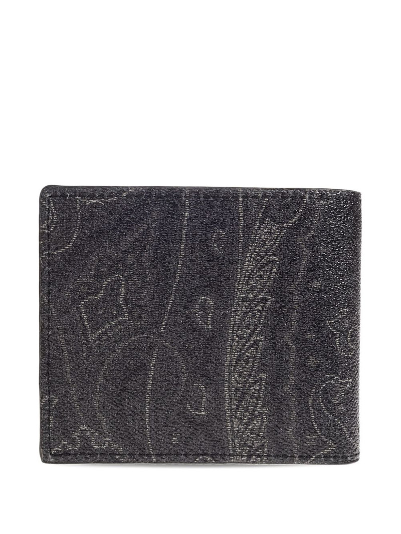 paisley-print bi-fold wallet 3
