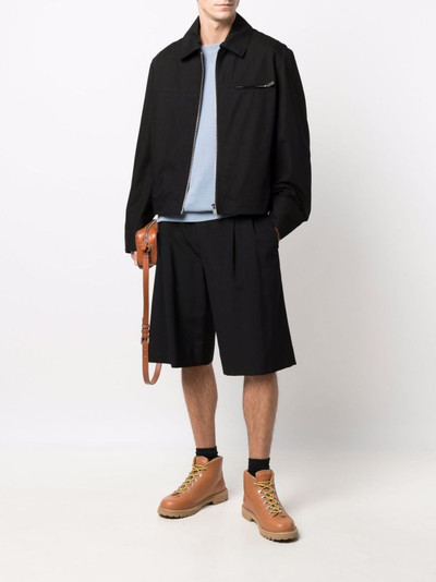 JACQUEMUS zipped shirt jacket outlook