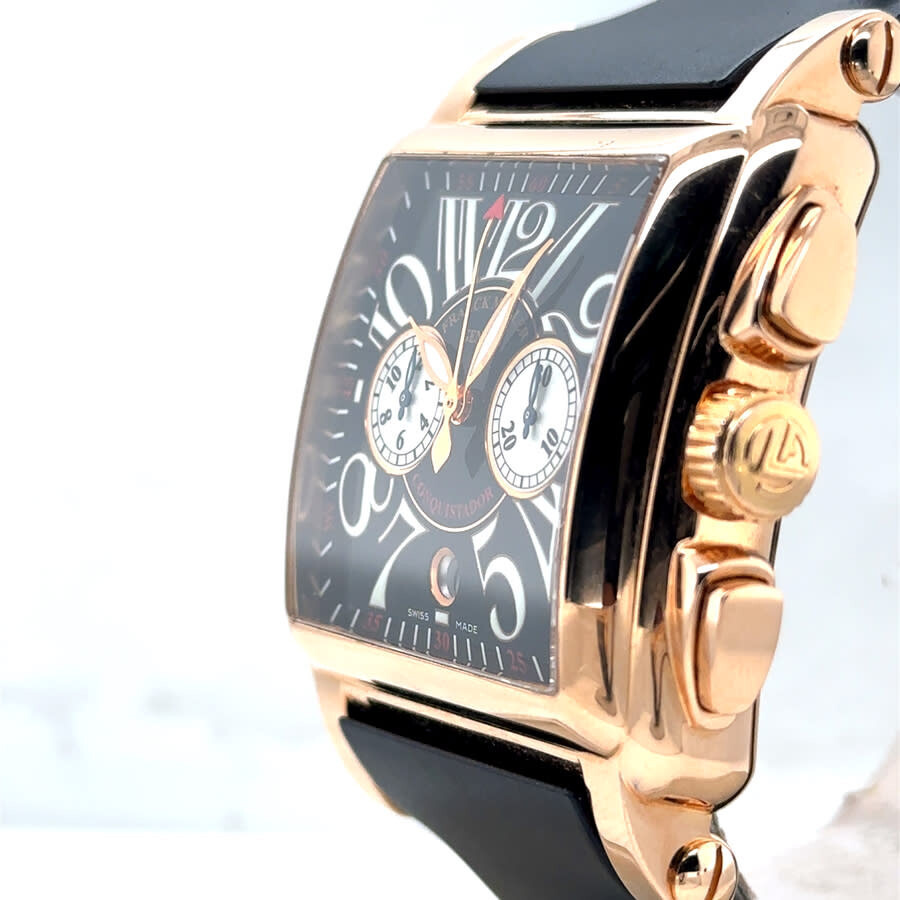 Pre-owned Franck Muller Conquistador Chronograph Automatic Black Dial Men's Watch 10000 H CC - 4