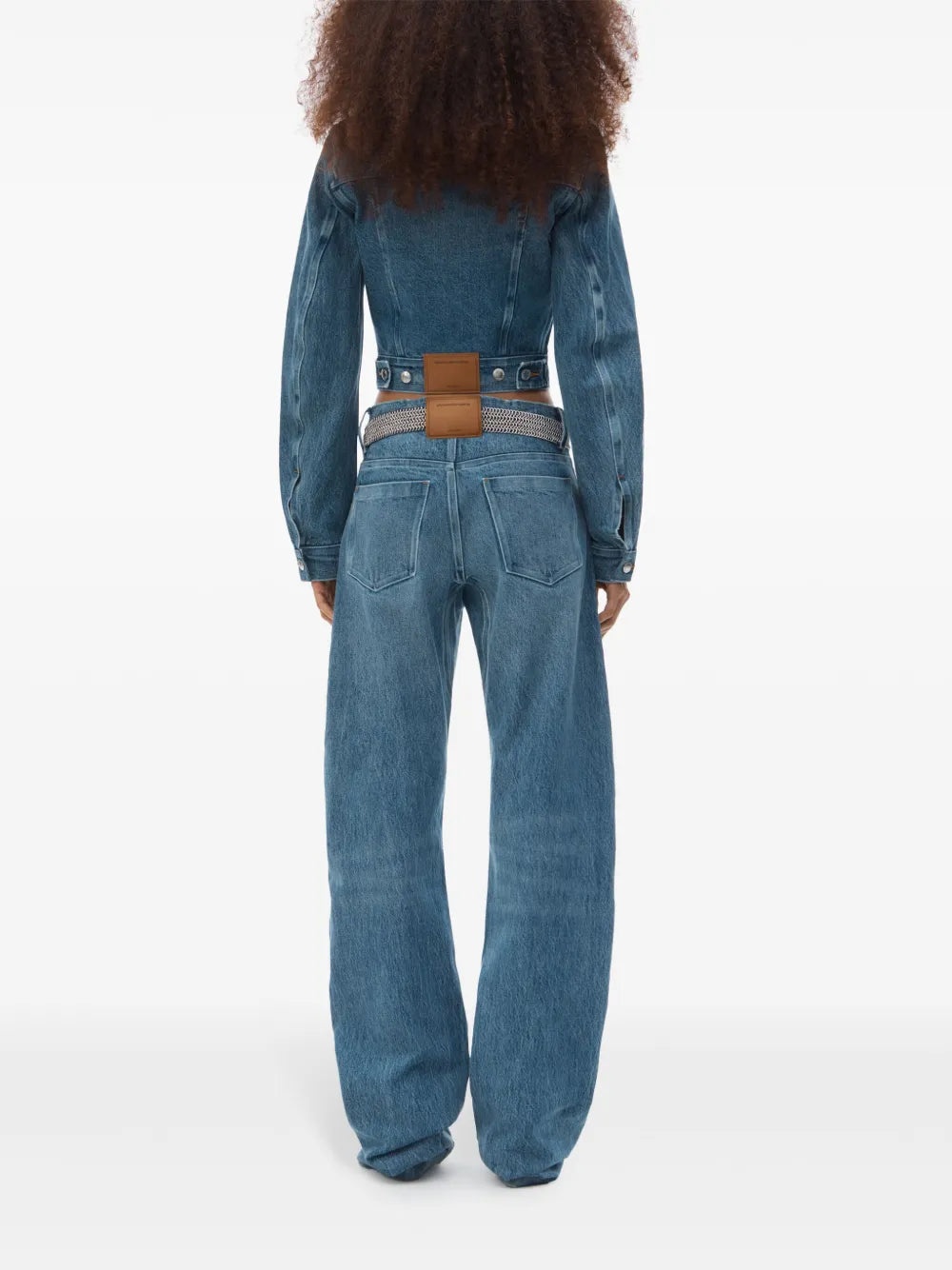 ALEXANDER WANG - Women Bonded Seams Slim Trucker Jacket - 3