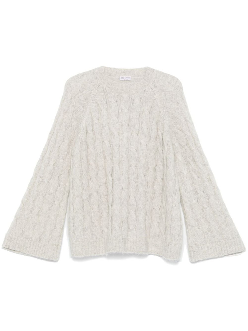 cable-knit sweater 1