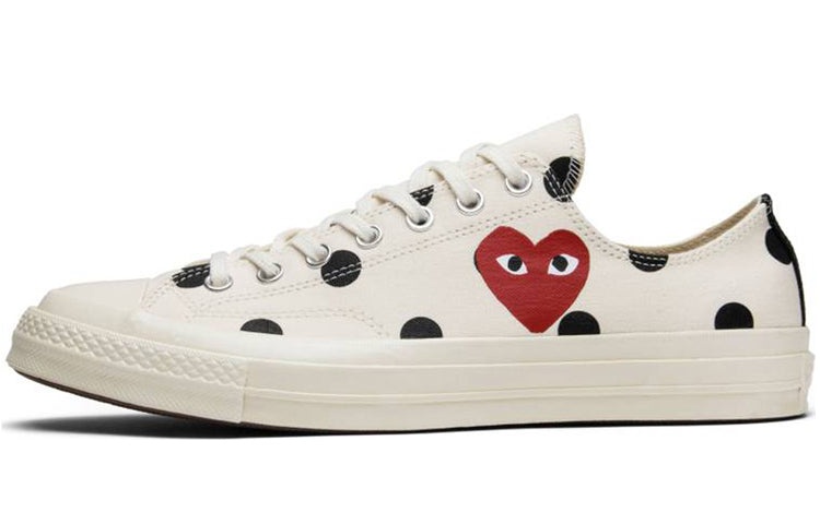 Converse x COMME des GARCONS PLAY Chuck 70 Low 'White Polka Dot' 157249C - 2